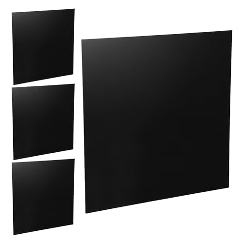 Plaques acryliques noires de 2 mm Mikikit avec finition mate pour projets