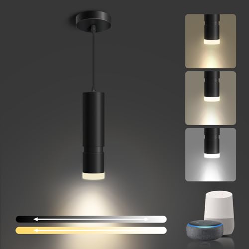 OKELI Smart Black Cylindrical Pendant