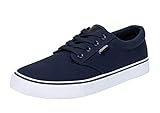  Mishansha Herren Stoffschuhe Classic Low-Top Sneaker Sommer Bequeme Leinenschuhe Blau Gr.44