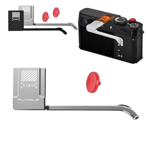 DIANX For Fujifilm X100VI�p �T���O���b�v �T�����X�g �A���~�� �t�B���K�[�O���b�v �z�b�g�V���[�J�o�[ �V���R���K�X�P�b�g���� ����~�� �J�����z�[���h�������߂� �����ȒP for �x�m�t�B���� X100VI�p�A�N�Z�T���[