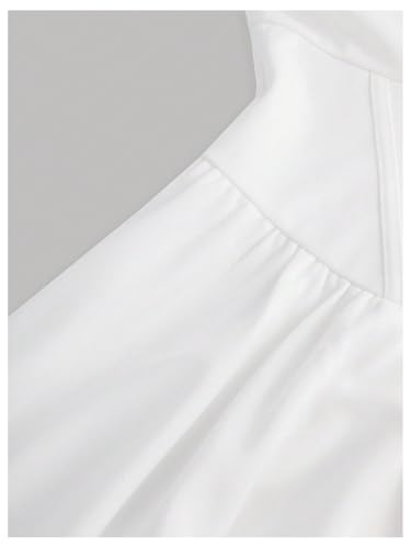 Floerns Girl's Bishop Long Sleeve Square Neck Cute Flare Hem A Line Dress4