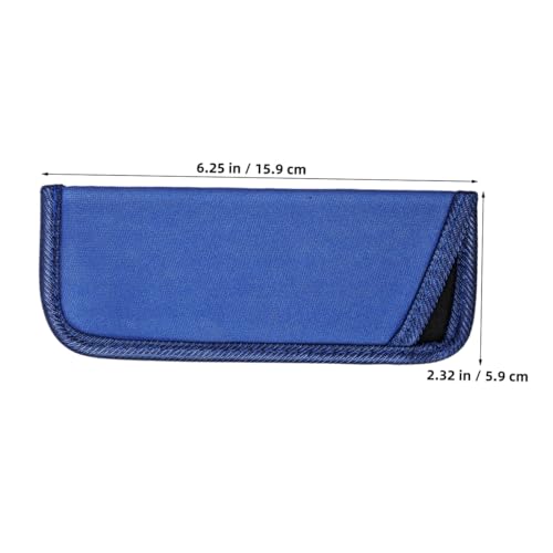 PATKAW Étui à Lunettes Souple et Fin en EVA Lot de 3 16 X 6 CM Portable et Léger pour Lunettes de Soleil et Petits Appareils Électroniques en Déplacement – vue 2