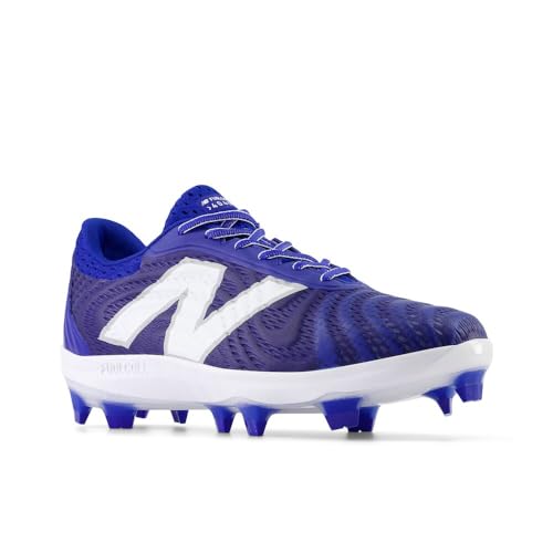 New Balance New Balance Men's FuelCell 4040 V7 Molded Baseball Shoe, Team Royal/Optic White, 12.5 M
