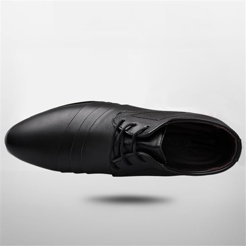 Mens Modern Leather Oxford Business Formal Tuxedo Lace Up Dress Shoes for Men3