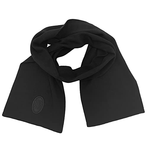 Tessuto a Maglia Ac Milan 143047 Sciarpa, Nero, Taglia Unica Unisex-Adulto