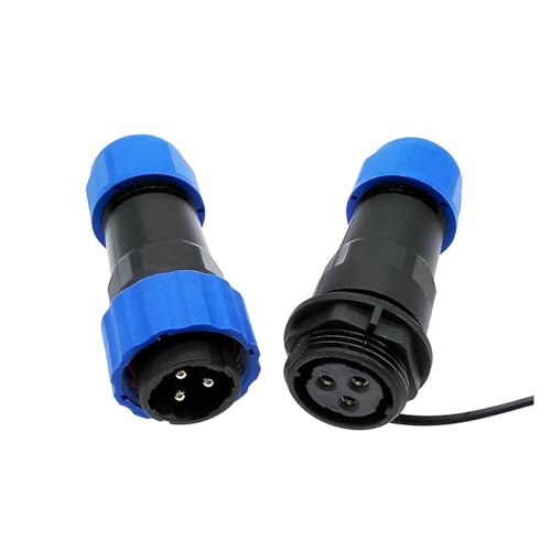 Conector impermeable SP20 IP68 con 9 pines de alta conductividad estable 2