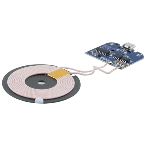 Gutol Qi-Standard-Sendermodul für kabelloses Laden (5 V, 1 A, PCBA-Platine) mit Spulenanschluss für DIY-Handy-Ladekits