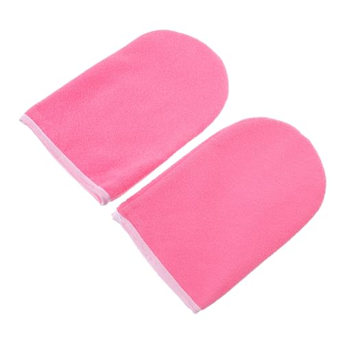 SOESFOUFU Beauty Salon Spa Gloves Paraffin Wax Mittens Hook and Loop Closure Hot Wax Hand Covers Washable Reusable