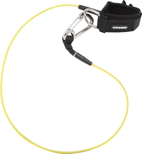 Pulsera de neopreno Cressi lanyard con cable de seguridad para evitar derivas en buceo 4