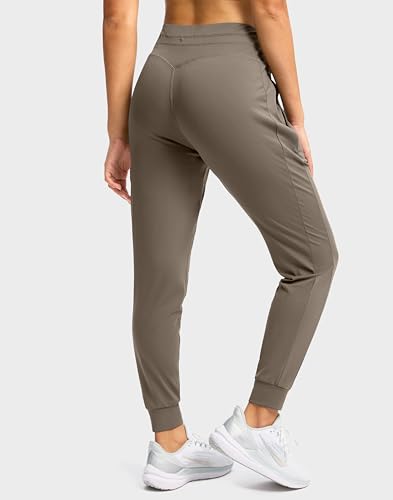 Image of Soothfeel Womens Joggers with Zipper Pockets High Waisted Sweatpants Athletic Leggings Pants for Workout Running Yoga