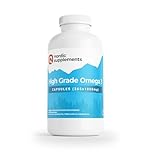 Nordic Supplements High Strength Pharmaceutical Grade Omega 3 Fish Oil Capsules, 1000 mg, Pot of 365 Capsules