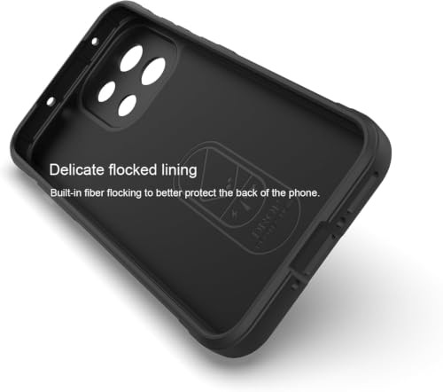 Image of ShieldTech AirGuard Series Back Cover Case for OnePlus 13s | Microfiber Lining | Airbag Cushion Drop Protection | Shockproof Silicone Back Cover Case | Anti Slip Grip - Black for OnePlus 13s