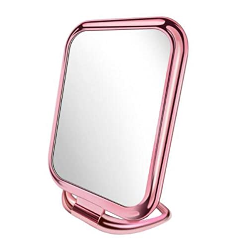 Bnf® 2xPortable Travel Fold Tabletop Mirror Makeup Stand Mirror Pink Square Health & Beauty Makeup Makeup Tools & Accessories Makeup Mirrors-image-10
