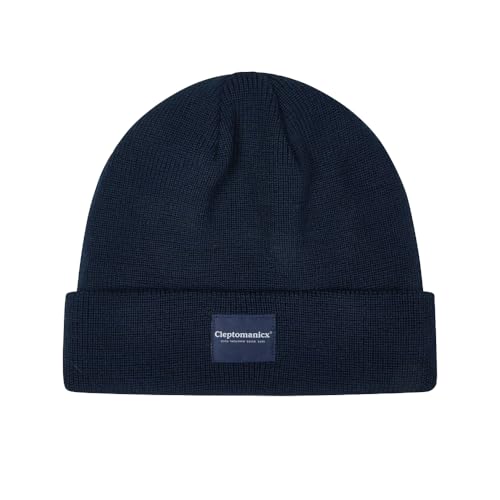 Beanie bleu marine Cleptomanicx Mono Color en taille unique pour un style urbain quotidien