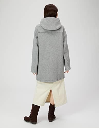 【極美品】英国製 ロンドントラディション ダッフルロングコート 別注 グレー LONDON Tradition TRADITION レディース ロングダッフルコート