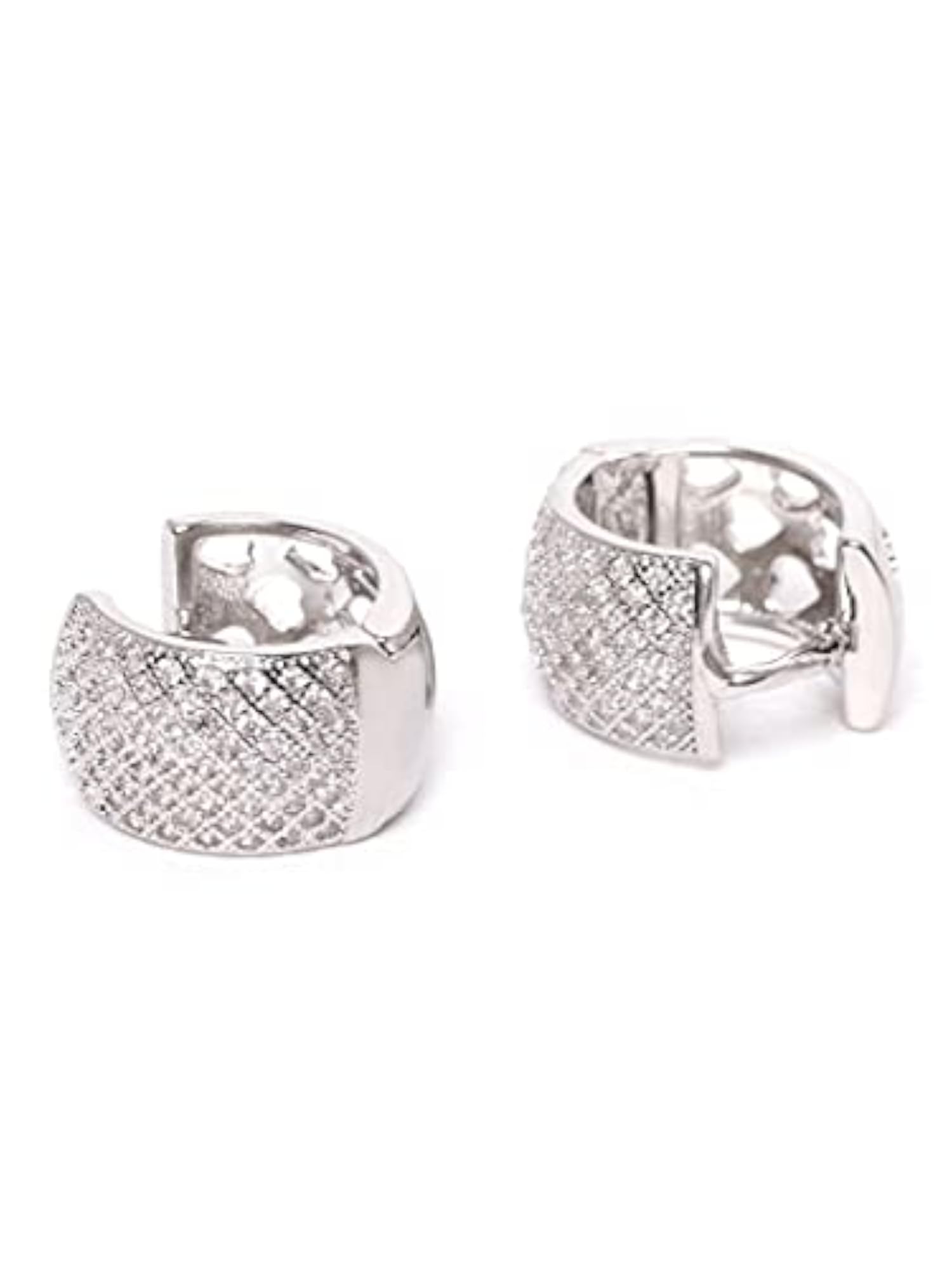 American Diamond Drop Earrings Style 4