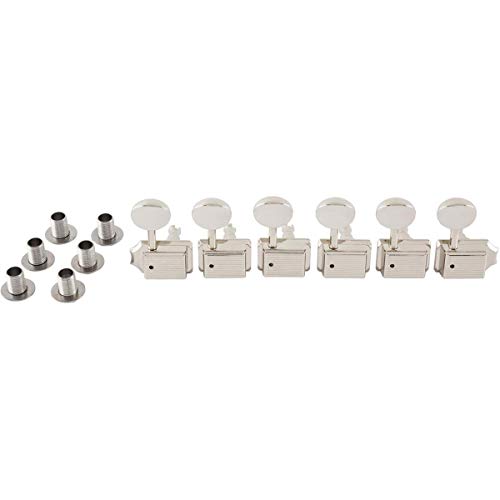 Fender® »CLASSICGEAR™ TUNING MACHINES« Mécaniques pour guitare électrique | 6-L | 18:1 Ratio | Finition: Chromée