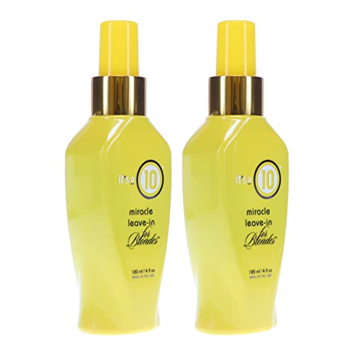 Image of ITS A 10 by It's a 10 MIRACLE LEAVE IN PRODUCT FOR BLONDES 4 OZ (Package Of 2)