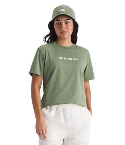THE NORTH FACE Women's Evolution Proud Short Sleeve Tee | Cotton Shirt with a Logo Graphic