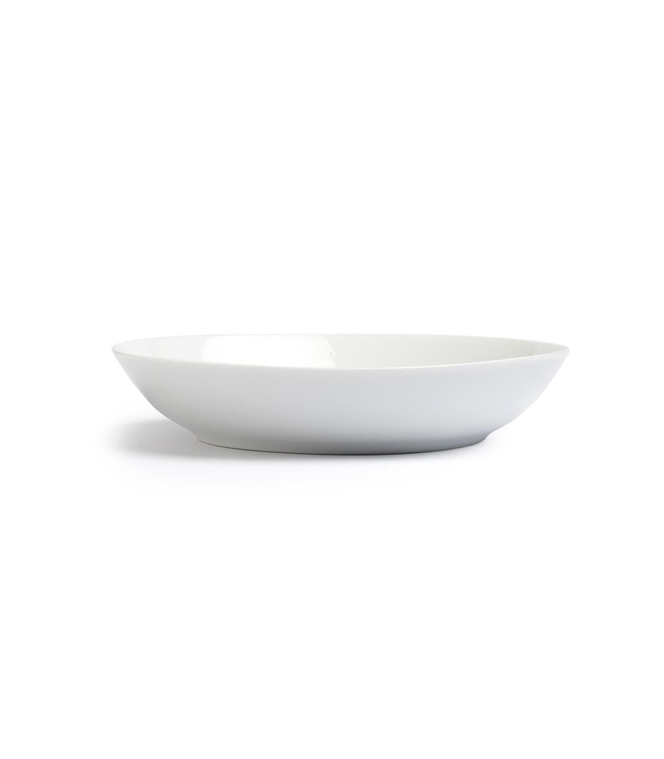 Suppenteller 6er Set Tiefteller Salatteller - Porzellan - Weiß - Ø 20 cm