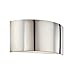 Sonneman 1880.35F, Dianelli Wall Sconce Lighting, 2 Light Fluorescent, Polished Nickel