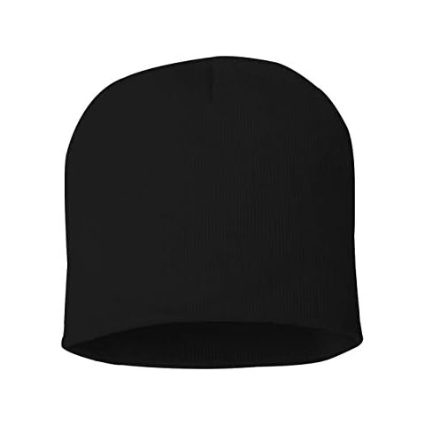Sportsman 8' Knit Beanie, Black, One Size Cover