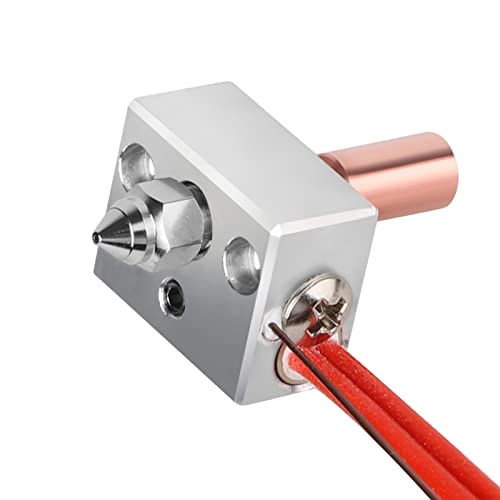 Creality Official Sprite Extruder Upgrade Heater Block Kit High Temperature Pro 300℃ Titanium Heatbreak Plated Copper Nozzle Compatible with Creality Ender 3 S1/Ender3 S1 Pro/CR10 Smart Pro