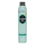 HASK Tea Tree Invigorating Dry Shampoo for Oily, Itchy Scalps – Absorbs Oil, Rebalances Scalp, Hypoallergenic, No Sulfates or Parabens, Cruelty-Free – 8.1oz
