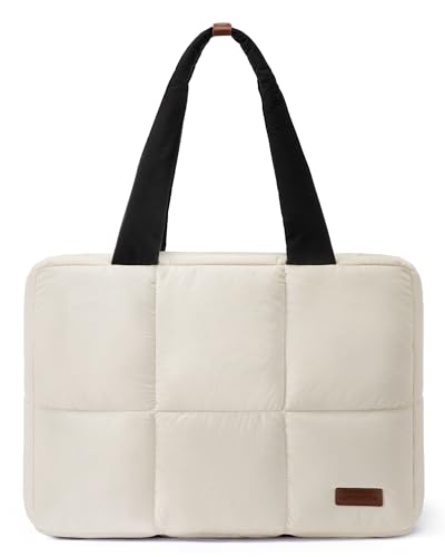 Image of LOVEVOOK 15.6 inch Laptop Bag for Women,Briefcase Computer Bag Puffer Tote