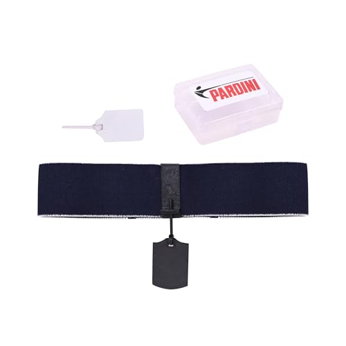 Image of Pardini Shooting Headband Eye Blinder | Adjustable ISSF Standard Design with 2 Flippable Blinds for Archery & Pistol Sports | Enhanced Focus & Eye Protection | Lightweight & Comfortable Fit