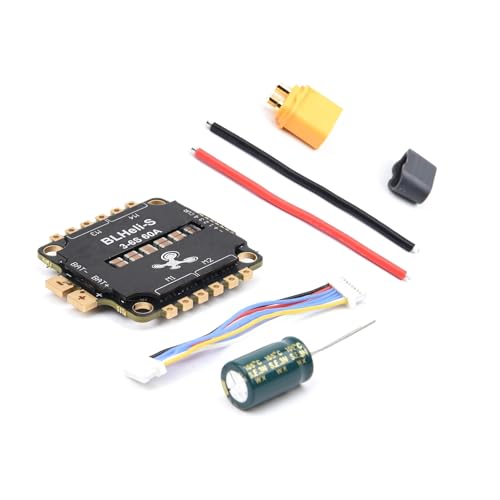 ESC sans balais 60A BLHeli_S 4in1 pour drone FPV compatible avec contrôleur F722 et F405