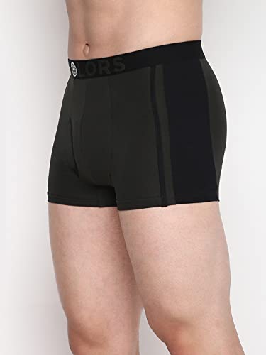 Image of RUPA FRONTLINE Colors Men's Front Open Athlefit Mini Trunks | Soft-Touch Cotton Stretch | Snug Fit | Breathable Fabric | Supporter Brief | Pack of 1