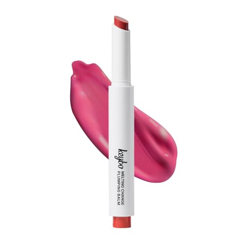 KEYBO Melting Change Plumping Lip Balm – Hydrating Glossy Tinted Lip Plumper, Non-Sticky MLBB Balm for Smooth, Natural Volume – Moisturizing K-Beauty Lip Treatment (05. Dear Lilac)