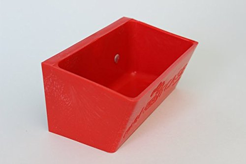 Red Magnetic Lug nut case Vertical Mount Made in USA