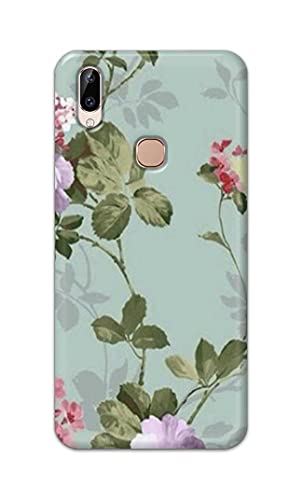 Image of Printed Hard Back Cover Case for Vivo Y83 Pro Back Cover (Floral Painting) -1302