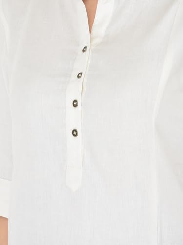 Image of Pistaa's Women's Cotton Straight Fit Straight Kurta