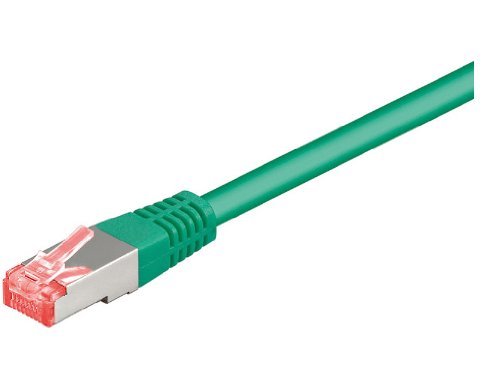 Preisvergleich Produktbild Goobay CAT6-1000 SSTP PIMF Netzwerkkabel geschirmt 10m grün
