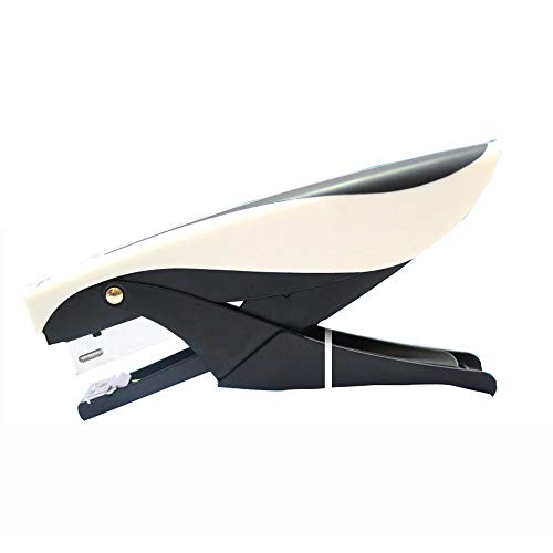 Stapler with 1000 Staples,Desk Stapler,Plier Stapler,25 Sheet Capacity,Low Force,Good for Stapling at Home School Or Warehouse AAA++ (Color : White)