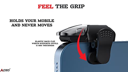Image of Aced M2 Pubg Triggers Controller For Mobile Gaming For Bgmi /Free Fire /Cod Mobile /Etc- Pubg Trigger - Gaming Triggers For smartphones Mobile Gaming