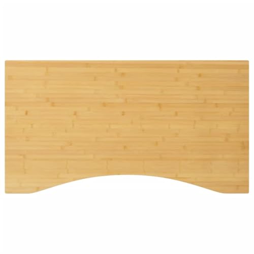 Gecheer Tablero de Escritorio de bambú 100x60x1,5 cm,Tablero para Escritorio, Mesa Comedor, Mesa de Salón, Mesa de Cocina