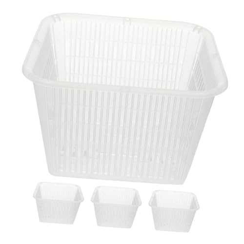 MOBUTOFU 4 Macetas De Plástico para Plantas De Phalaenopsis, Macetas Hidropónicas De Red, Macetas De Plástico para Plantas, Macetas para Orquídeas con Agujeros, Macetas De Jardín Y Macetas