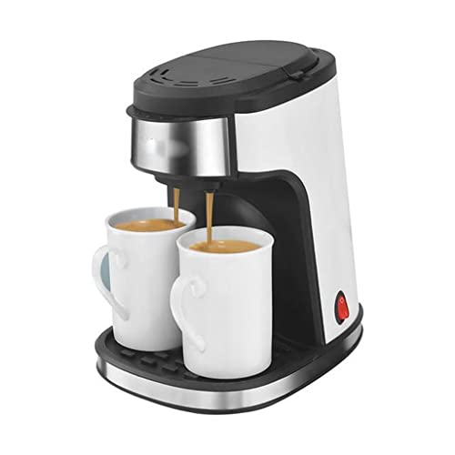 Cafetera de Goteo Automática con 2 Tazas de Porcelana