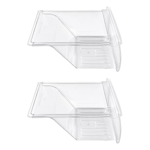 Image of FrigeSwift 2 Packs 240337103 Crisper Drawer For Frigidaire Kenmore Crosley