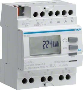 Compteur triphasé Hager Energia 6000 A ampèremètre sous-compteur électrique tableau modulaire
