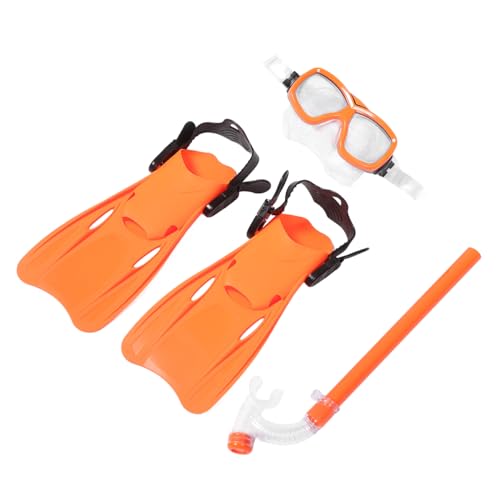 Kisangel 1 Juego Equipo de Buceo de Buceo Equipo de Snorkel para Principiantes escafandra autónoma bucear esnórquel Completo máscara de Snorkel Nadar el plastico Orange