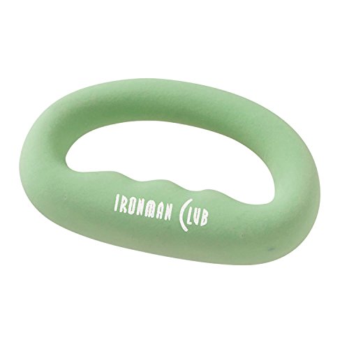 Ironman Club KW-775 - Mancuernas para correr, entrenamiento de carga, caminar, 0,75 kg, color verde