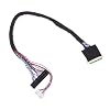 40Pin LED LCD LVDS Display Cable with Two Channel and 6 Bit Interfaces