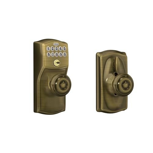 SCHLAGE FE595 CAM 609 GEO Camelot Keypad Entry with Flex-Lock