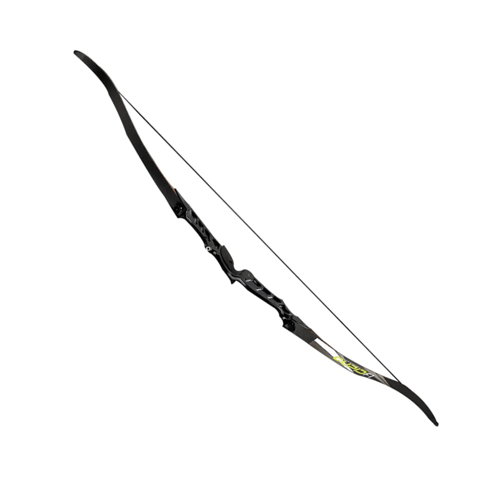 ACCMOS 68" Arco Ricurvo per Adulti Giovani Tiro con L'arco Metallo Riser 18 20 22 26 30 34 38 lbs Mano Destra Pratica Archi da Competizione (Black 20lbs)