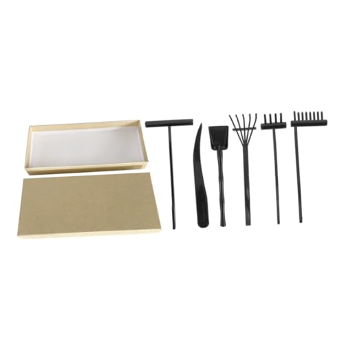 1 Set Sand Rake Sand Table Decoration Miniature Zen Garden Tools Kid Sandbox Decorative Rake Decor Plant Accessories Plant Decor Zen Garden Decors Child Beach Rake Plastic Desktop